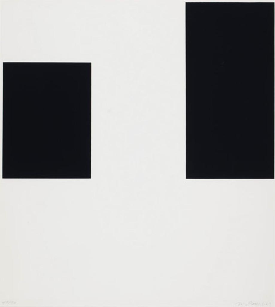 Guido Molinari (1933-2004) - Noir / Blanc