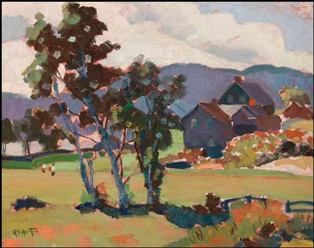 Randolph Stanley Hewton (1888-1960) - Summer Landscape in Charlevoix, Quebec