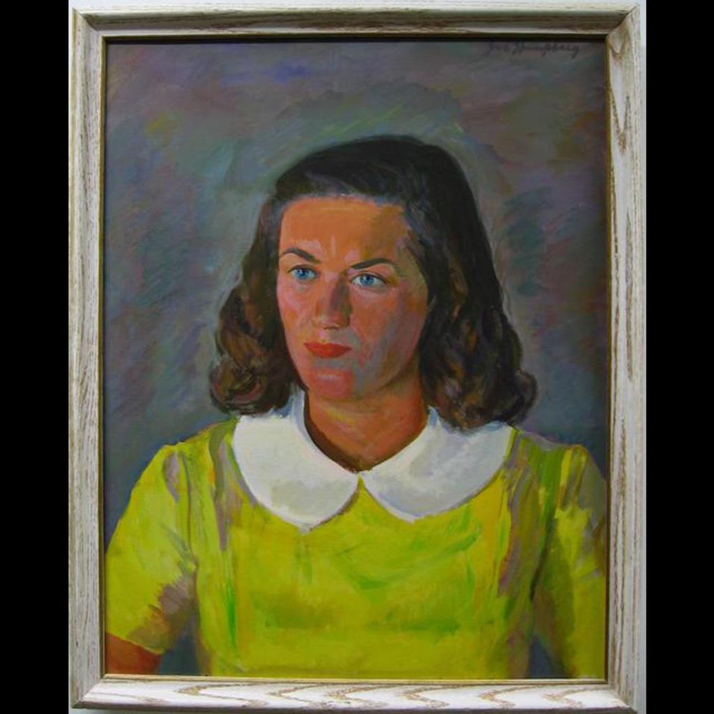 Jack Weldon Humphrey (1901-1967) - Portrait Of Mrs. Shirley Barnett (Friend Of The Artist)