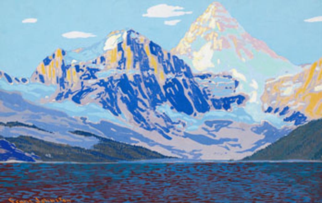 Frank (Franz) Hans Johnston (1888-1949) - Mount Assiniboine with Lake Magog