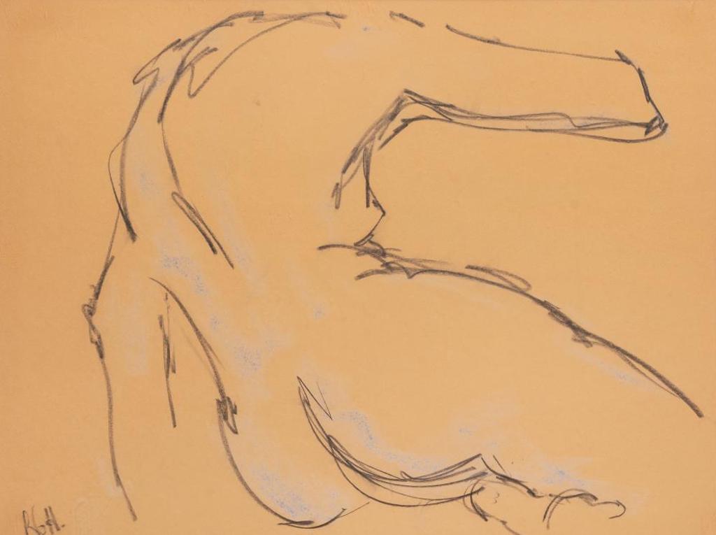 Rick Harvey (1941-2021) - Untitled - Nude Sketch