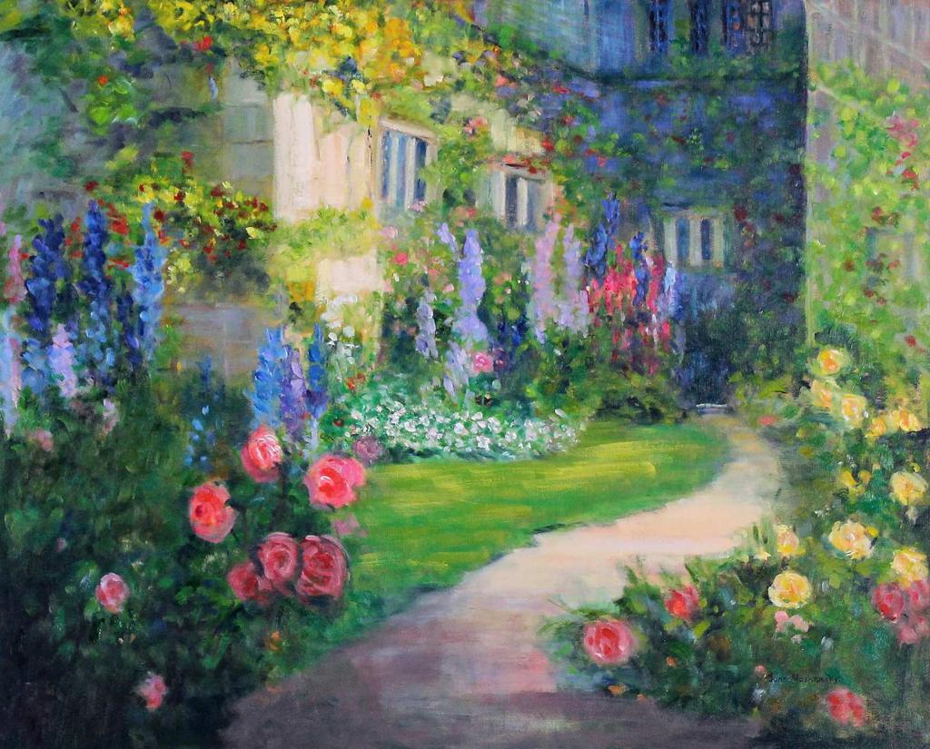 June Leona Moshansky - Old English Mansion & Garden