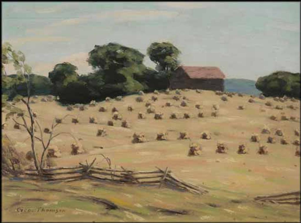 George Albert Thomson (1868-1965) - Farm Scene