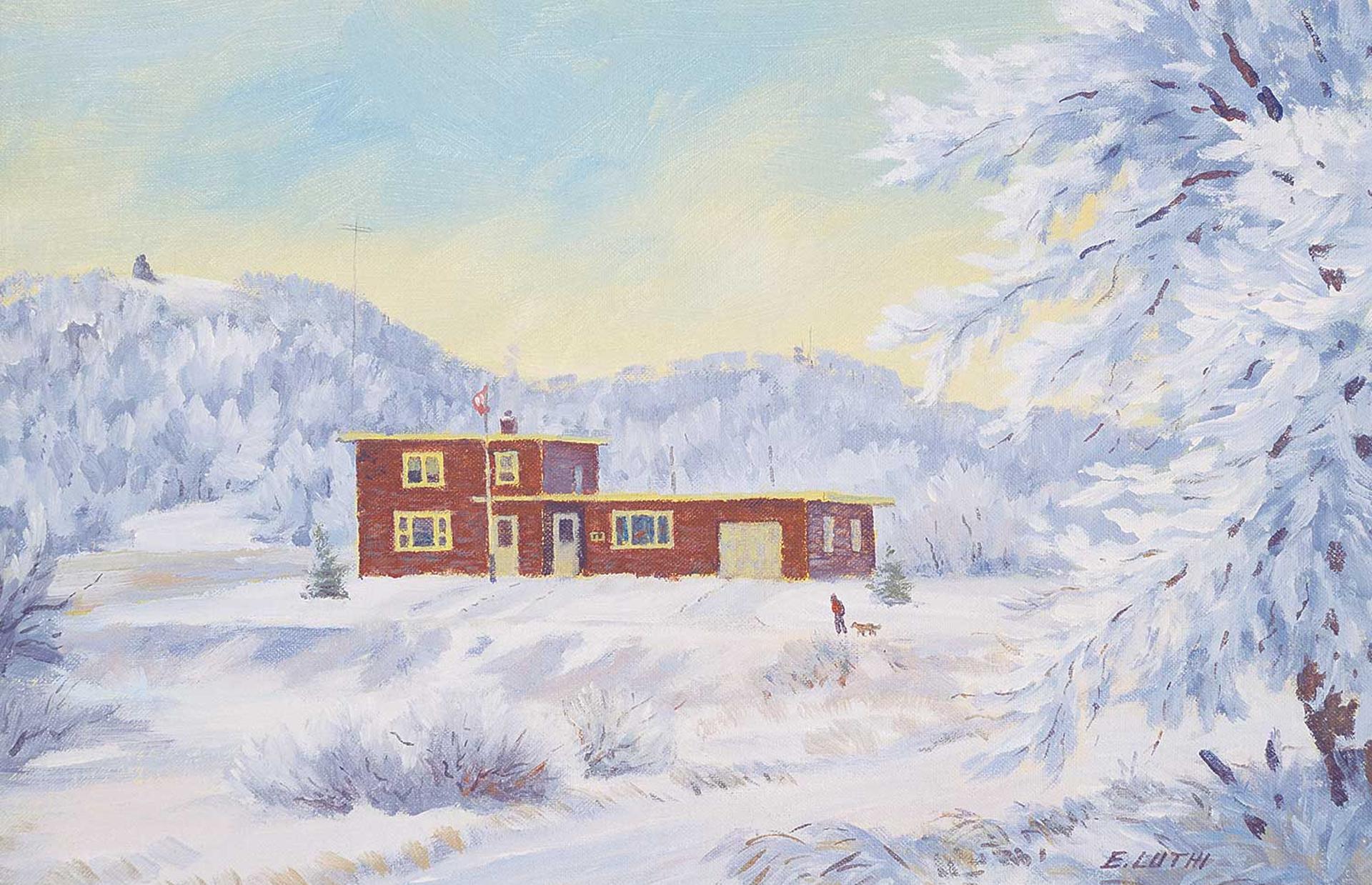 Ernest (Ernie) Luthi (1906-1983) - Winter Hoar Frost