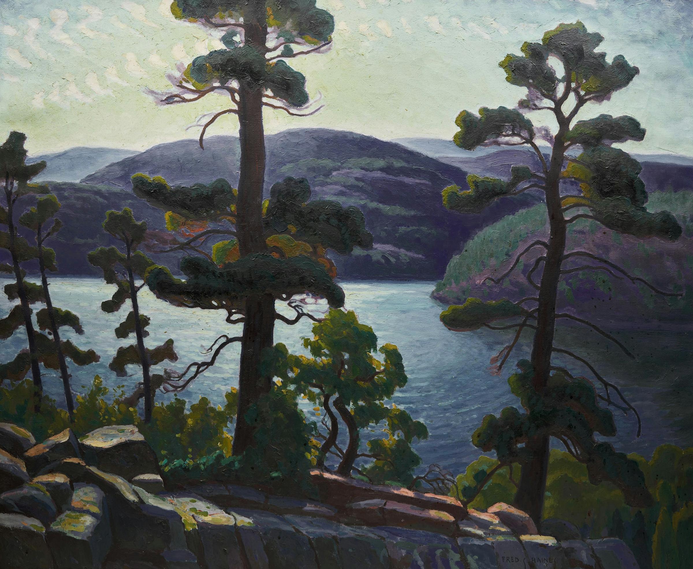 Frederick Stanley Haines (1879-1960) - Morning, Froude Lake