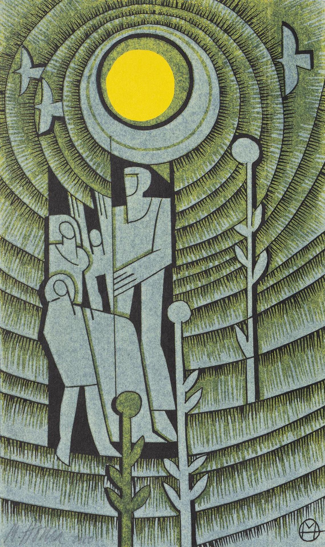 Miroslav Houra (1933-2006) - Untitled - Family and Sun