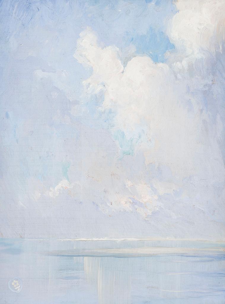 Ernest Percyval Tudor-Hart (1873-1954) - A Study of Sea and Sky