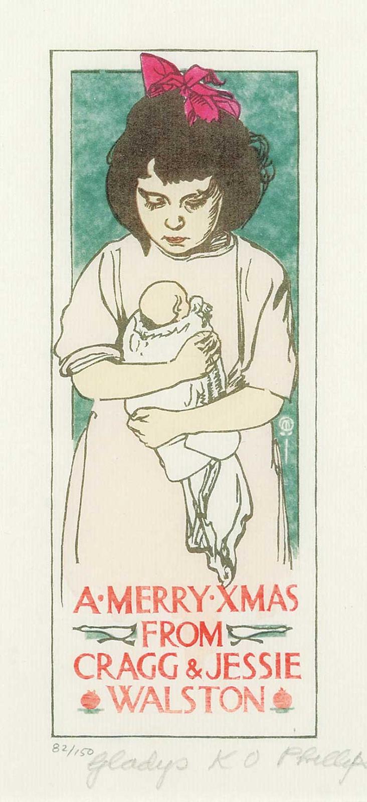 Walter Joseph (W.J.) Phillips (1884-1963) - Margaret with a Doll  #82/150