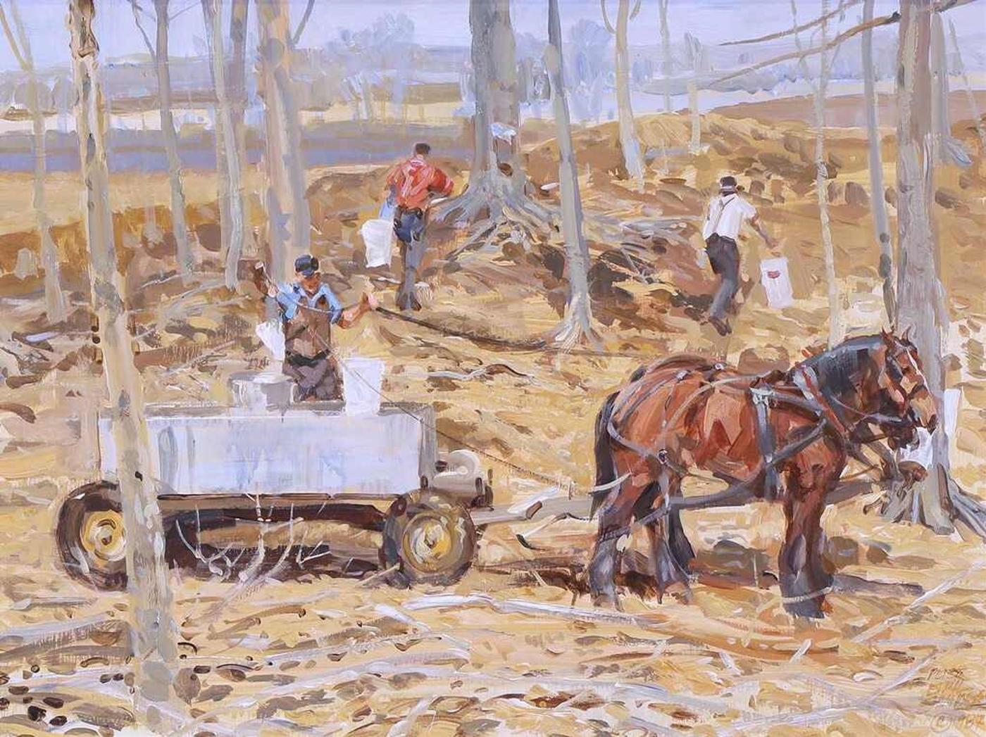 Peter Etril Snyder (1944-2017) - Spreading Out From The Gathering Wagon; 1987