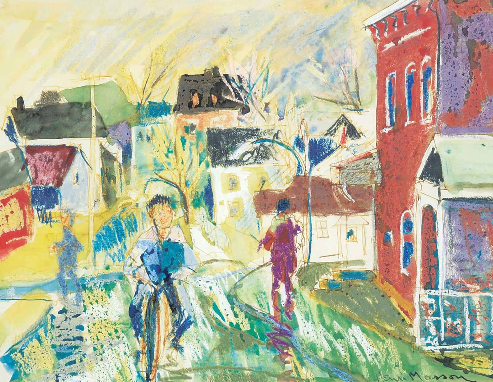 Henri Leopold Masson (1907-1996) - Untitled - Spring Rain in Ottawa