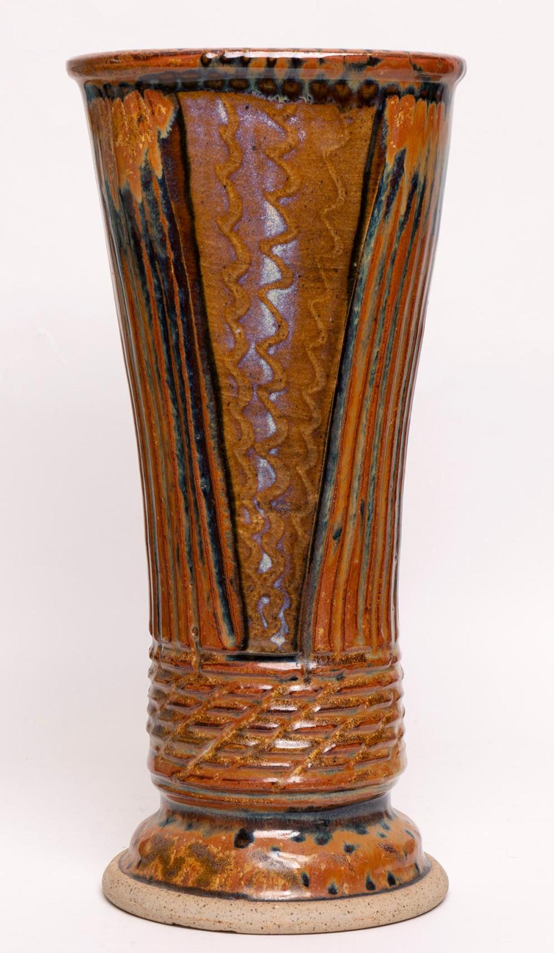 Mel Bolen (1947) - Tall Brown Vase