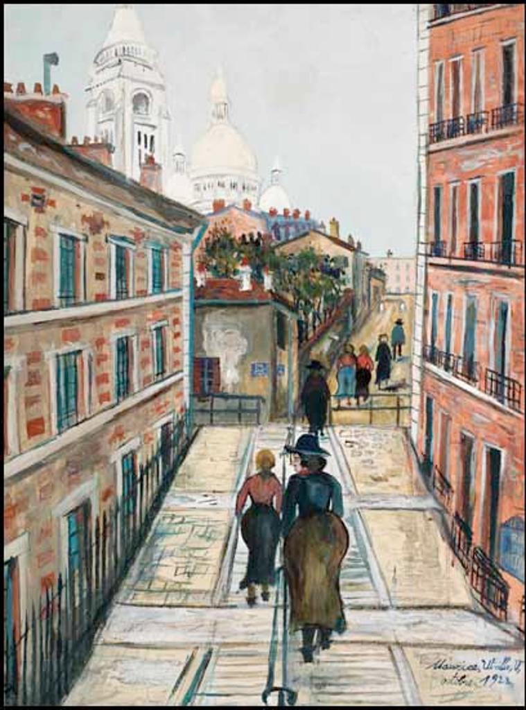 Maurice Utrillo (1883-1955) - Vue du Sacré-Coeur