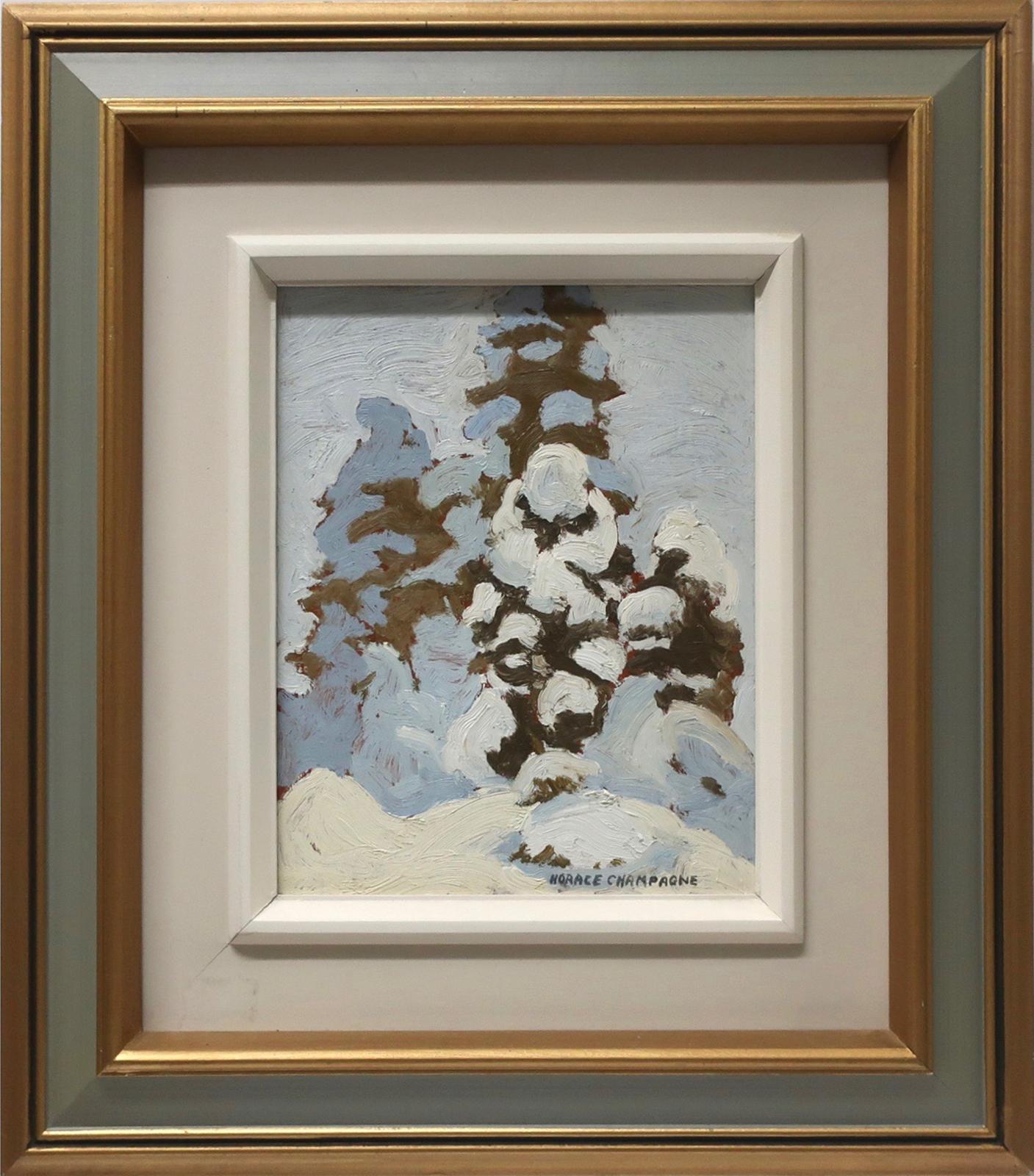 Horace Champagne (1937) - 'snow Sculptures' Park Des Laurentides, Quebec