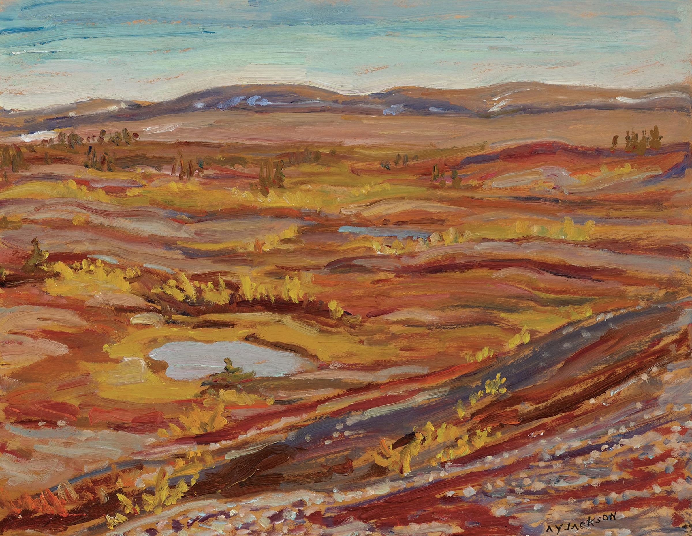 Alexander Young (A. Y.) Jackson (1882-1974) - Landscape near Coppermine, N.W.T.