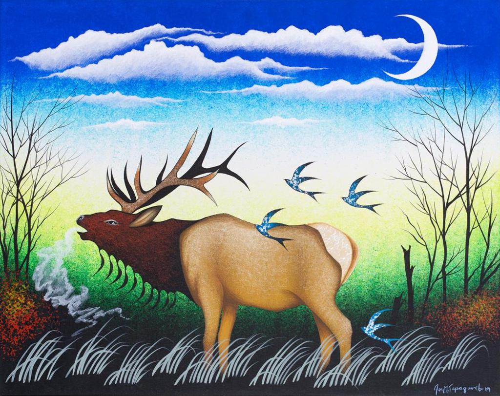 Joe M. Tapaquon - Untitled - Wapiti