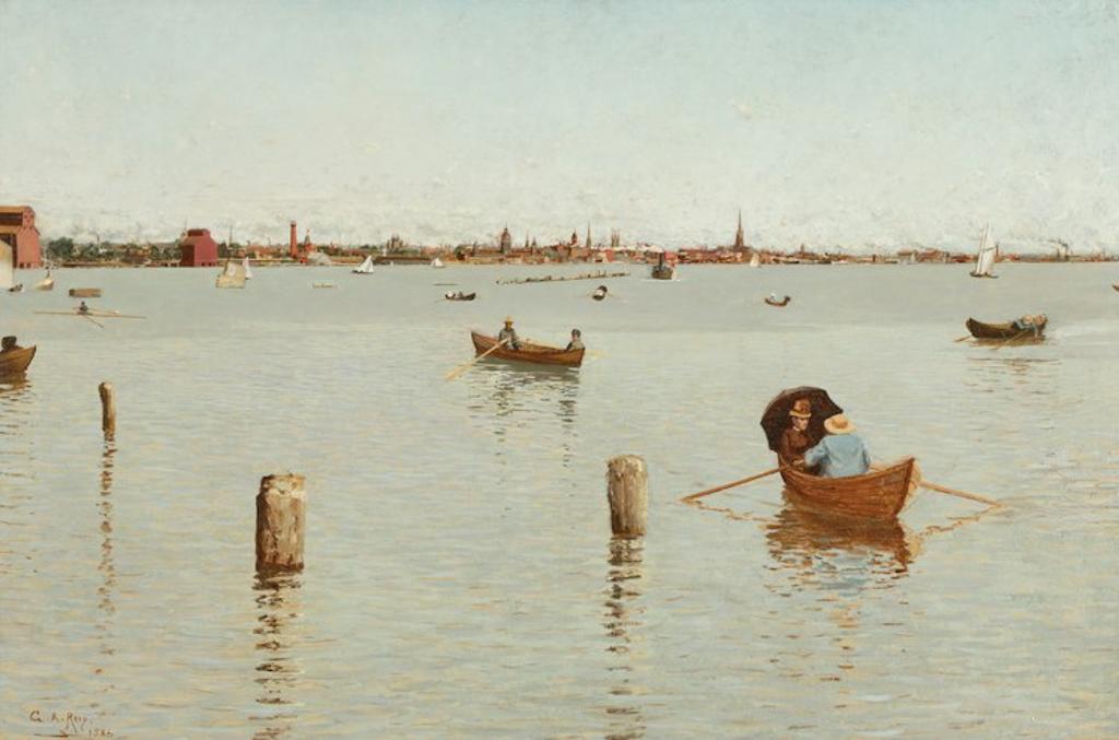 George Agnew Reid (1860-1947) - Toronto Waterfront, 1886
