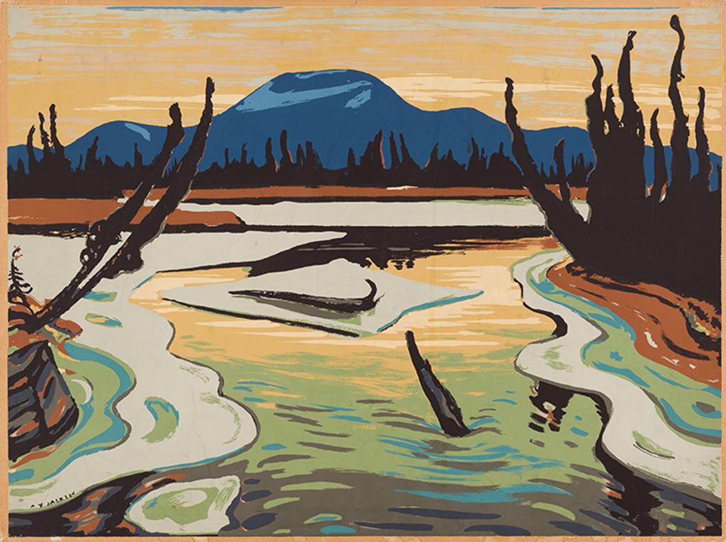 Alexander Young (A. Y.) Jackson (1882-1974) - Smart River, Alaska Highway