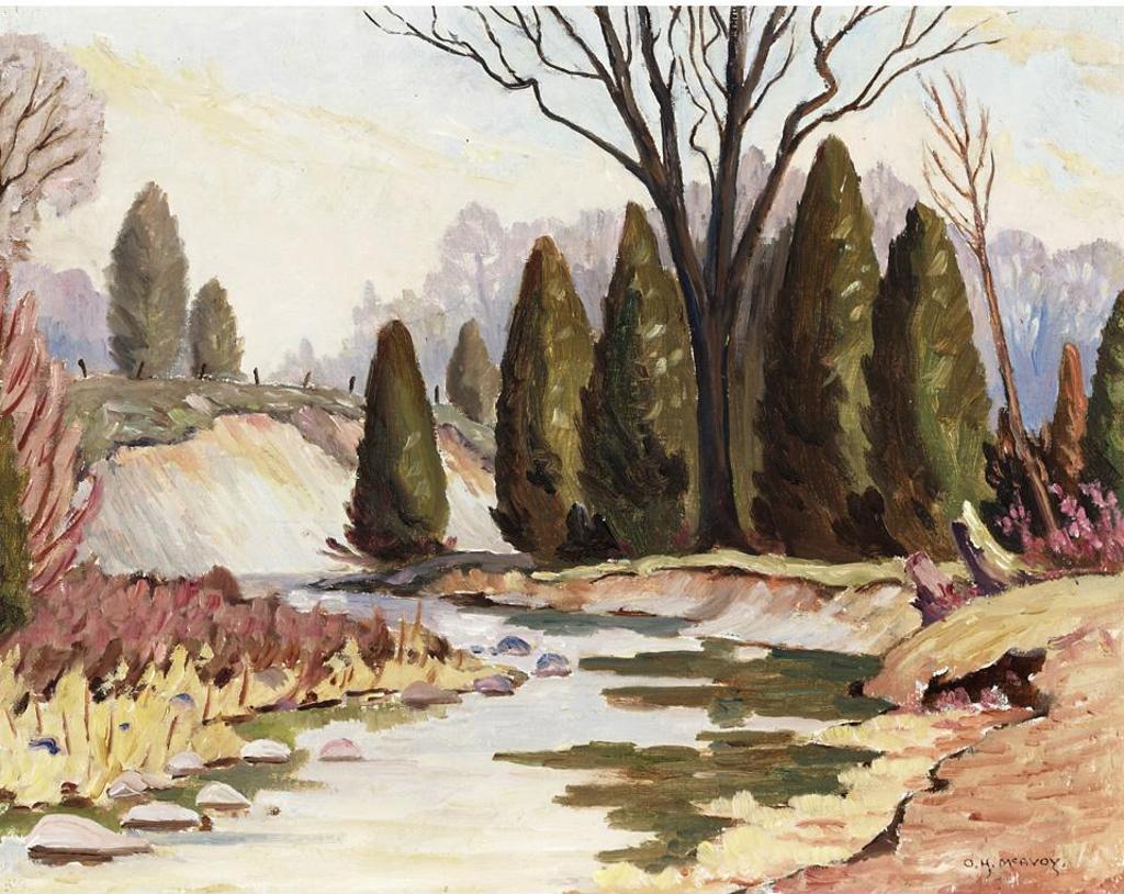 Harold O. Mcavoy (1891-1977) - Late November On The Rouge