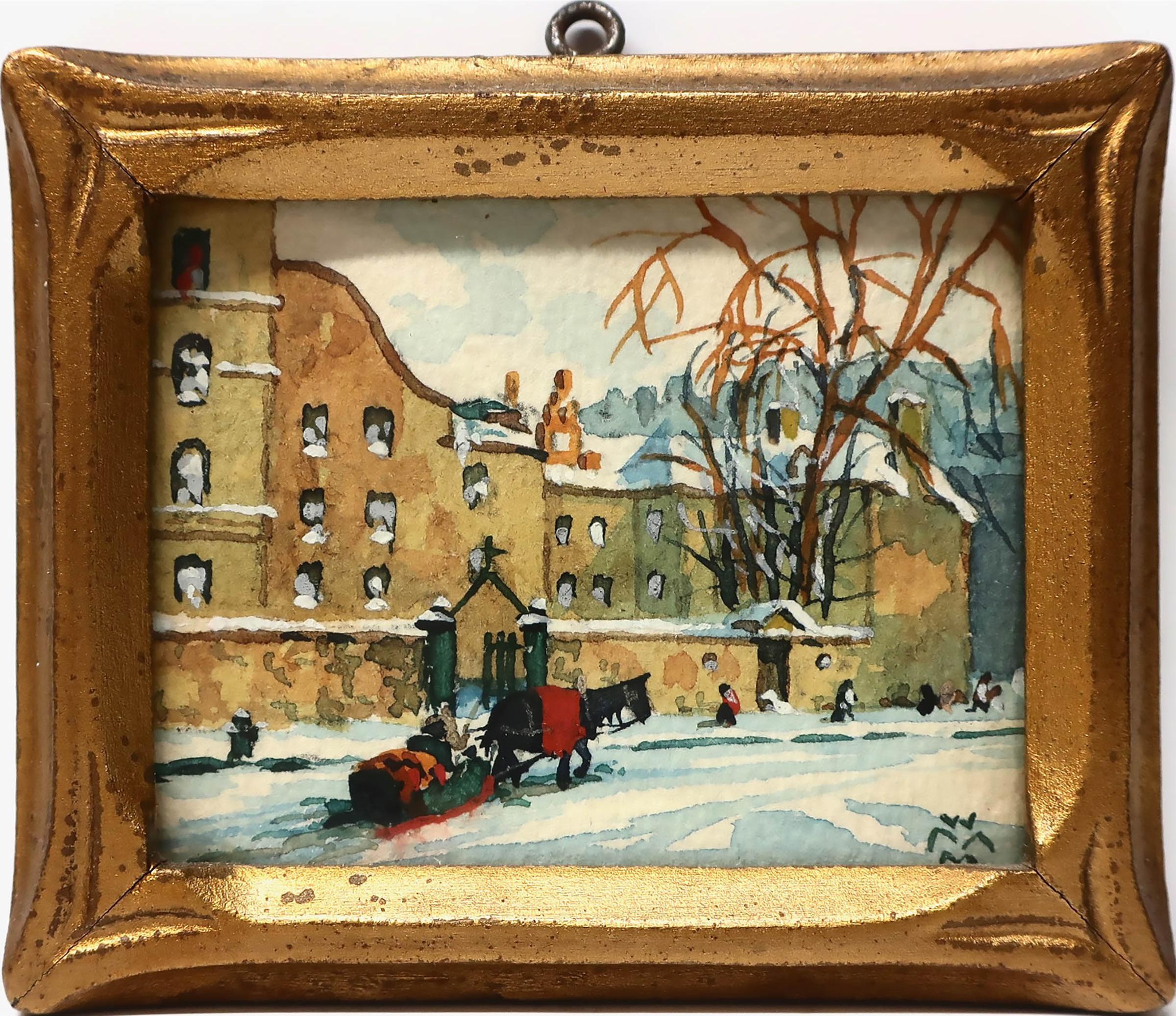 Willard Morse Mitchell (1879-1955) - The Seminary Of The Suplicians. Notre Dame Street, Montreal, P.Q.