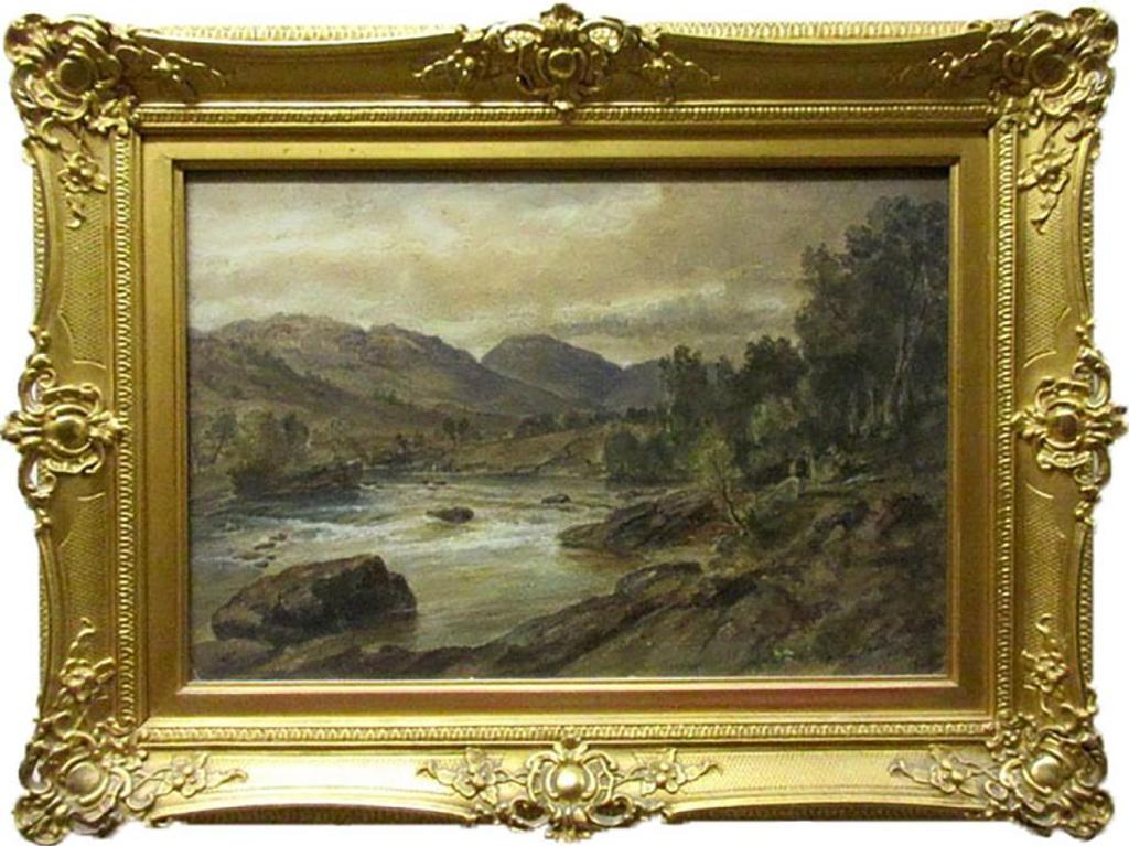 Arthur Perigal (1816-1884) - River Study
