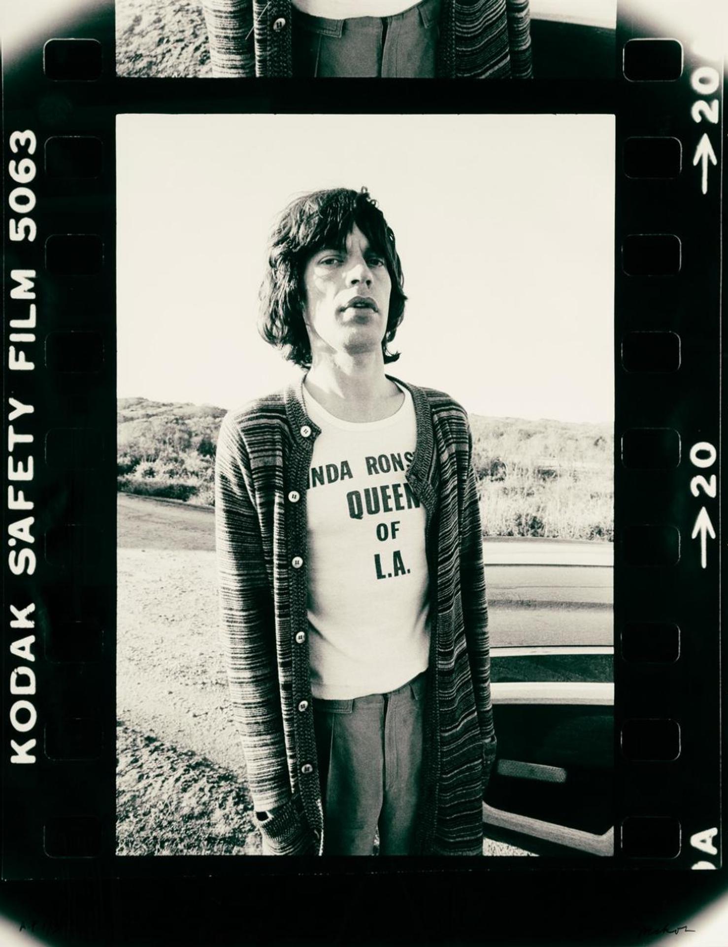 Christopher Makos (1948) - Mick Jagger in Montauk 1977 (with sprockets)