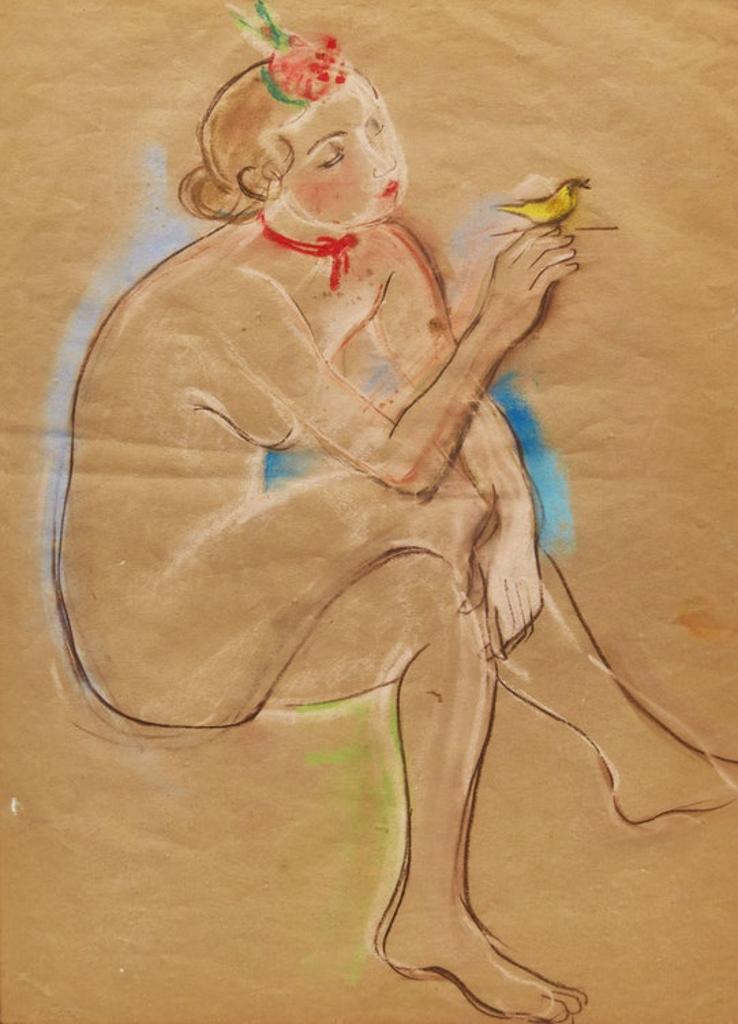 Lilian Frieman (1908-1986) - Drawing of Bambi Hellmuth (1937)