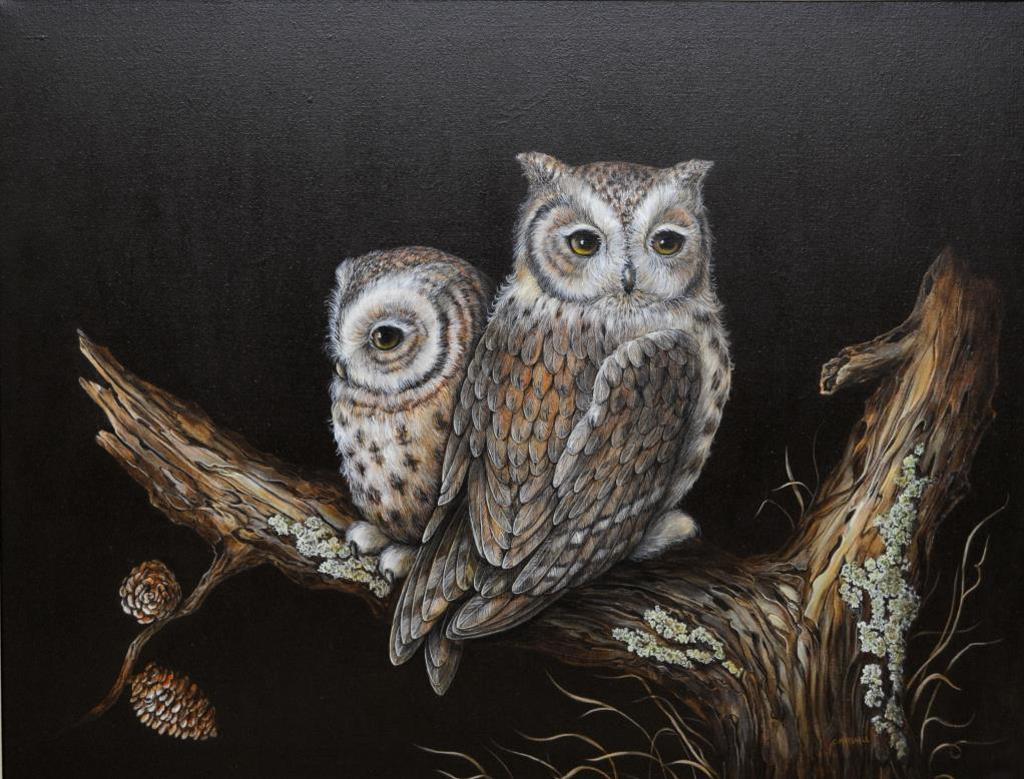 Christine Marshall (1946) - Two Owls