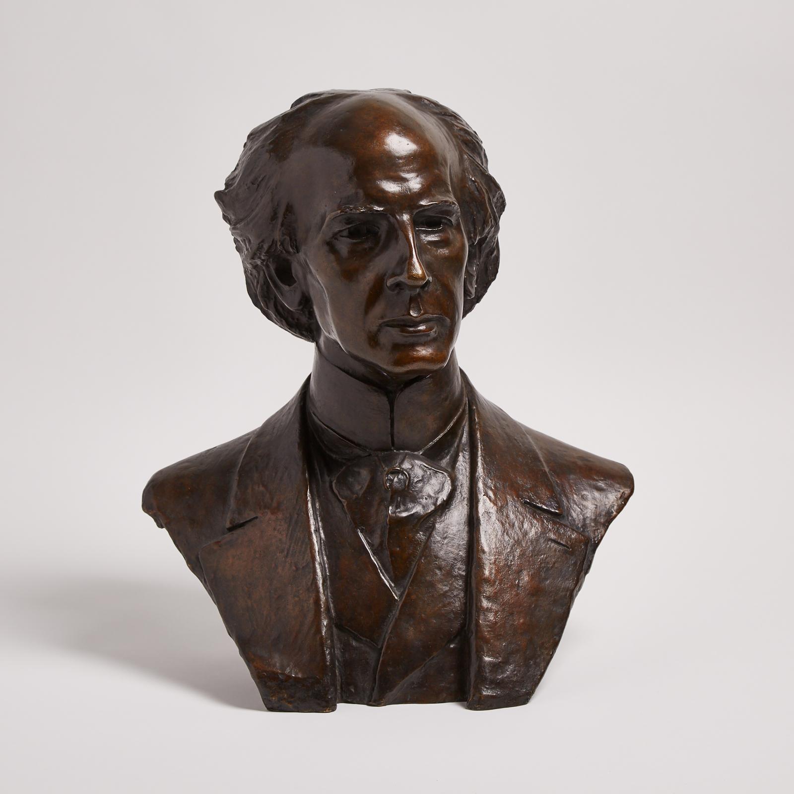 Alfred Laliberté (1878-1953) - Bust Of Sir Wilfred Laurier