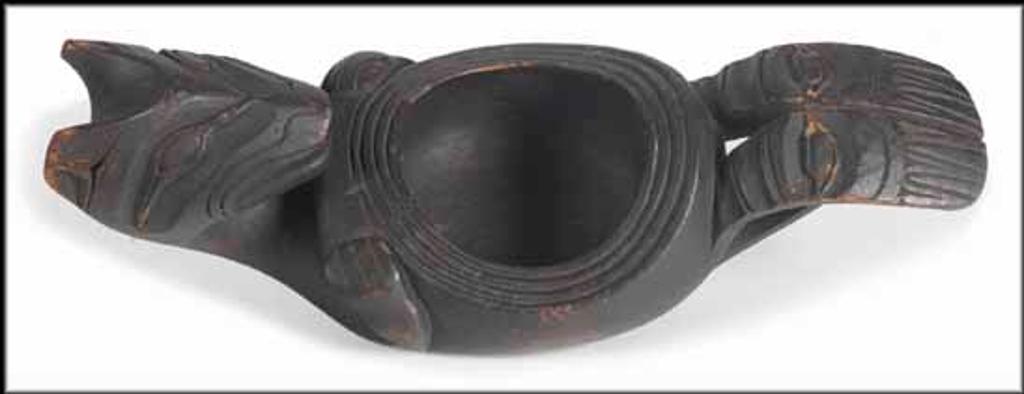 Northwest Coast Artist - Northwest Coast Otter Effigy Bowl