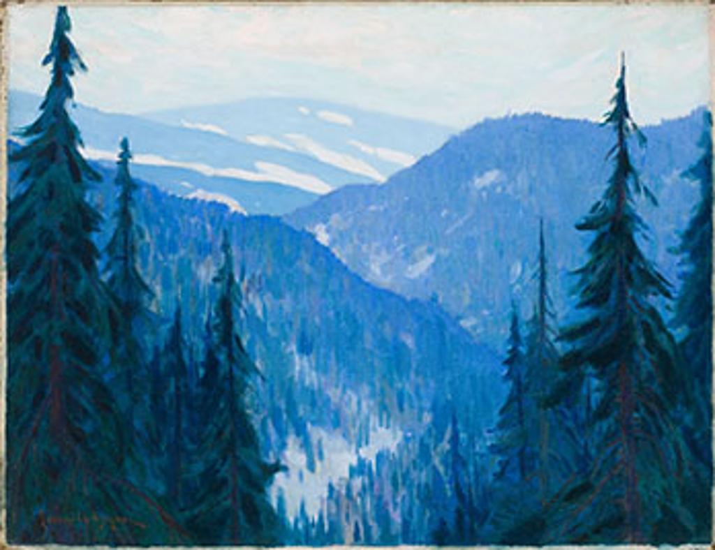 Clarence Alphonse Gagnon (1881-1942) - The Hills of Baie St. Paul (La vallée solitaire)