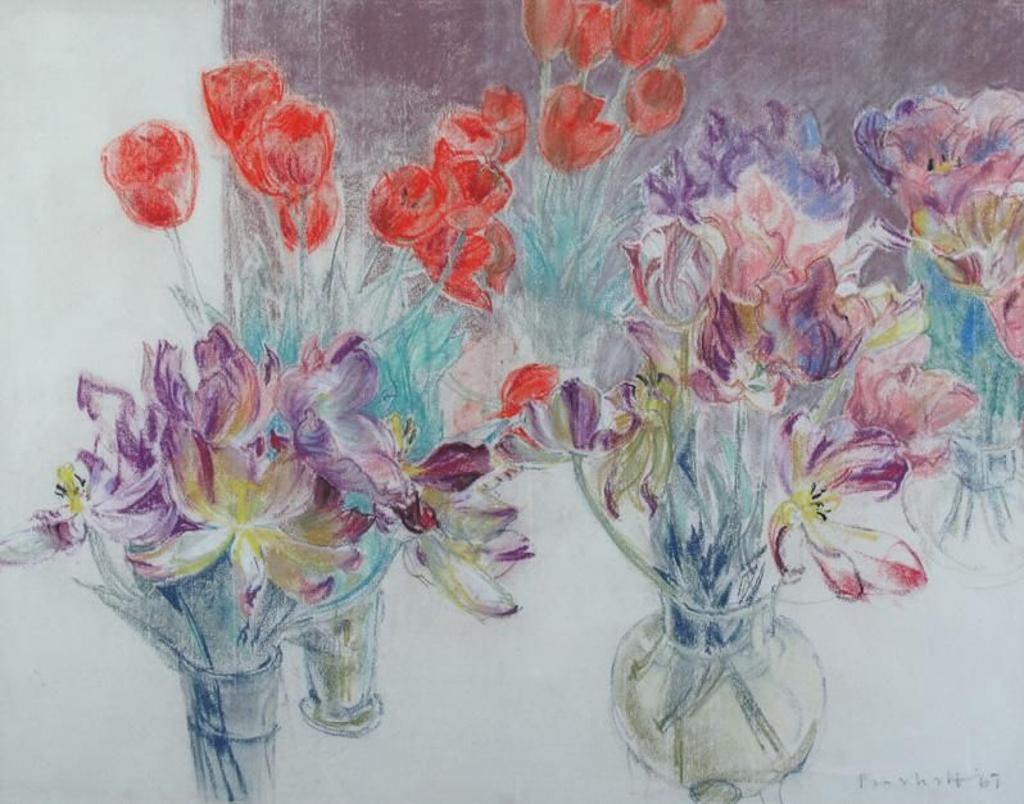 Joseph (Joe) Francis Plaskett (1918-2014) - Vases Of Flowers; 1967