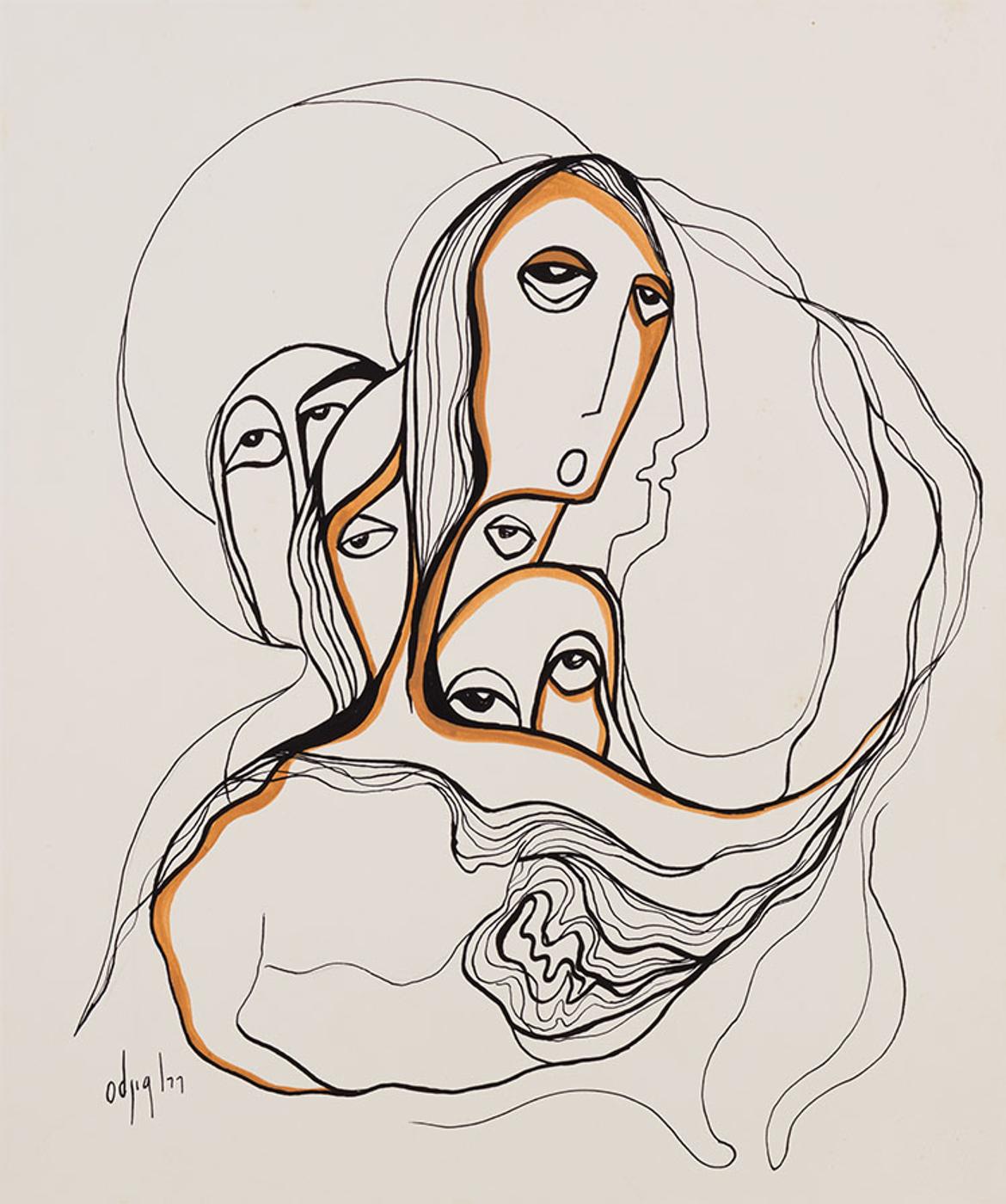 Daphne Odjig (1919-2016) - Ring of Friendship