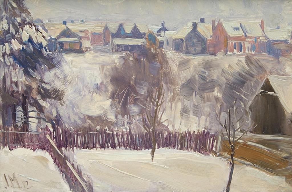 James Edward Hervey (J.E.H.) MacDonald (1873-1932) - Backyard, West Toronto