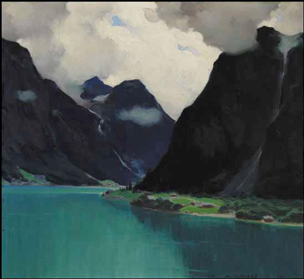 Clarence Alphonse Gagnon (1881-1942) - Lac Norvégien - Lac Olden (Nordfjord)