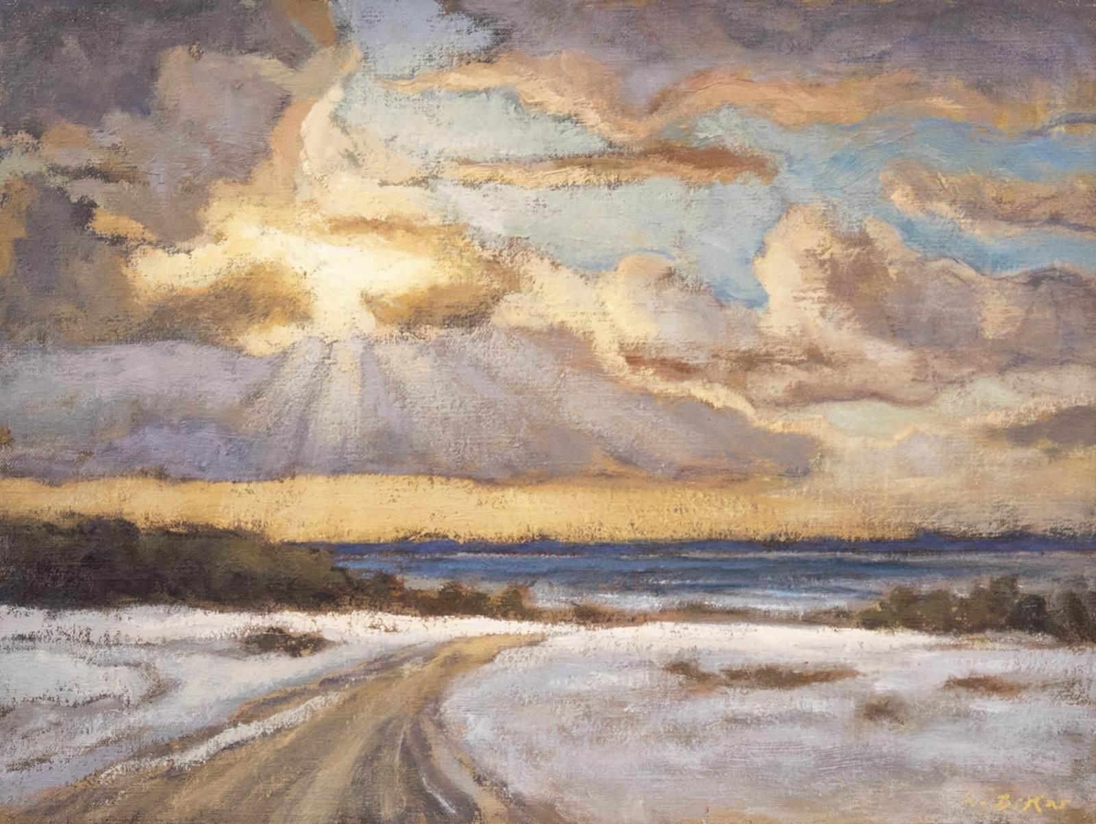 Antoine Bittar (1957) - Clouds Above The Ottawa River; 2004