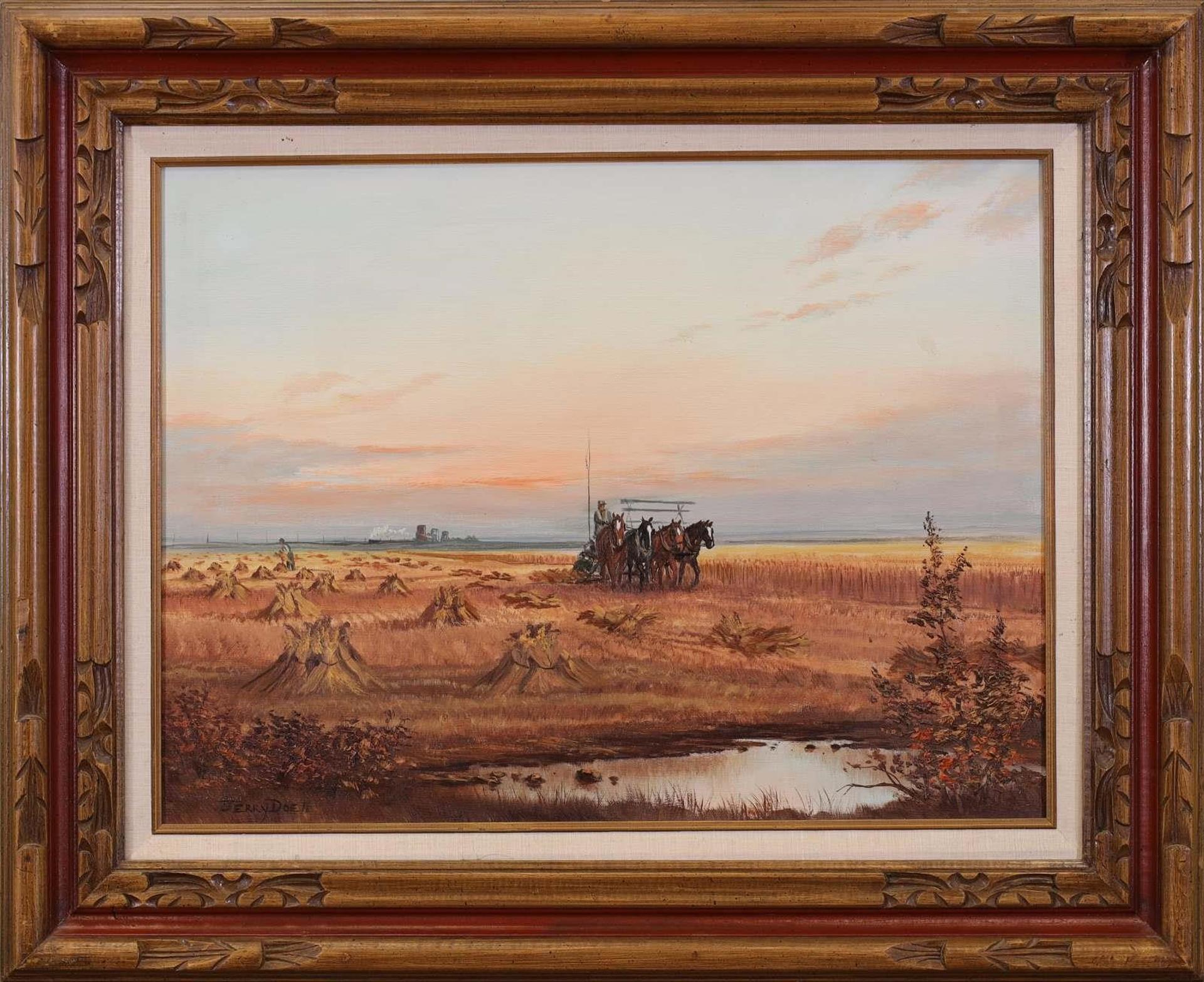 Jerry Doell (1938-2005) - Untitled, Harvest Time