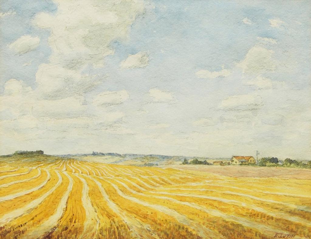 Ernest (Ernie) Luthi (1906-1983) - Harvest in Saskatchewan (The James Gardiner farm near Lemberg)
