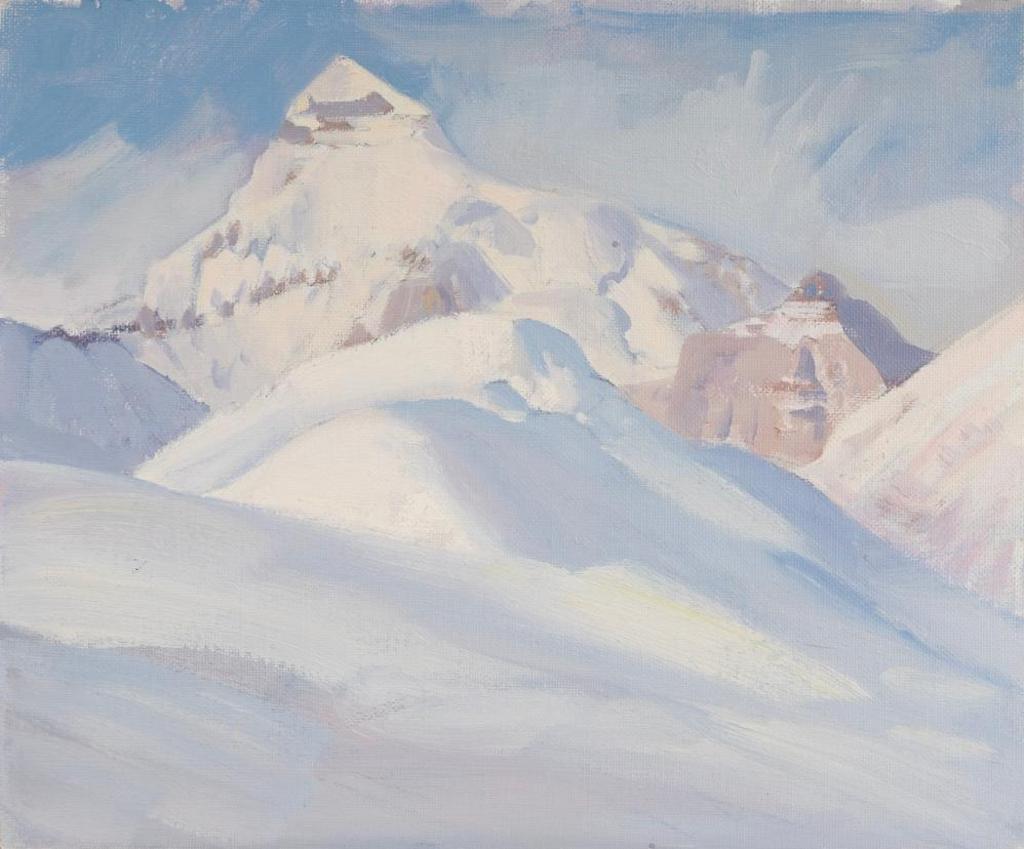 Peter Maxwell Ewart (1918-2001) - Near Columbia Icefields - In Sunwapta Pass
