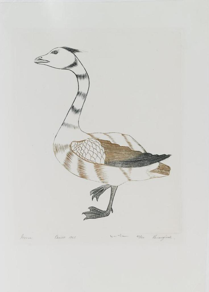 Kananginak Pootoogook (1935-2010) - Goose