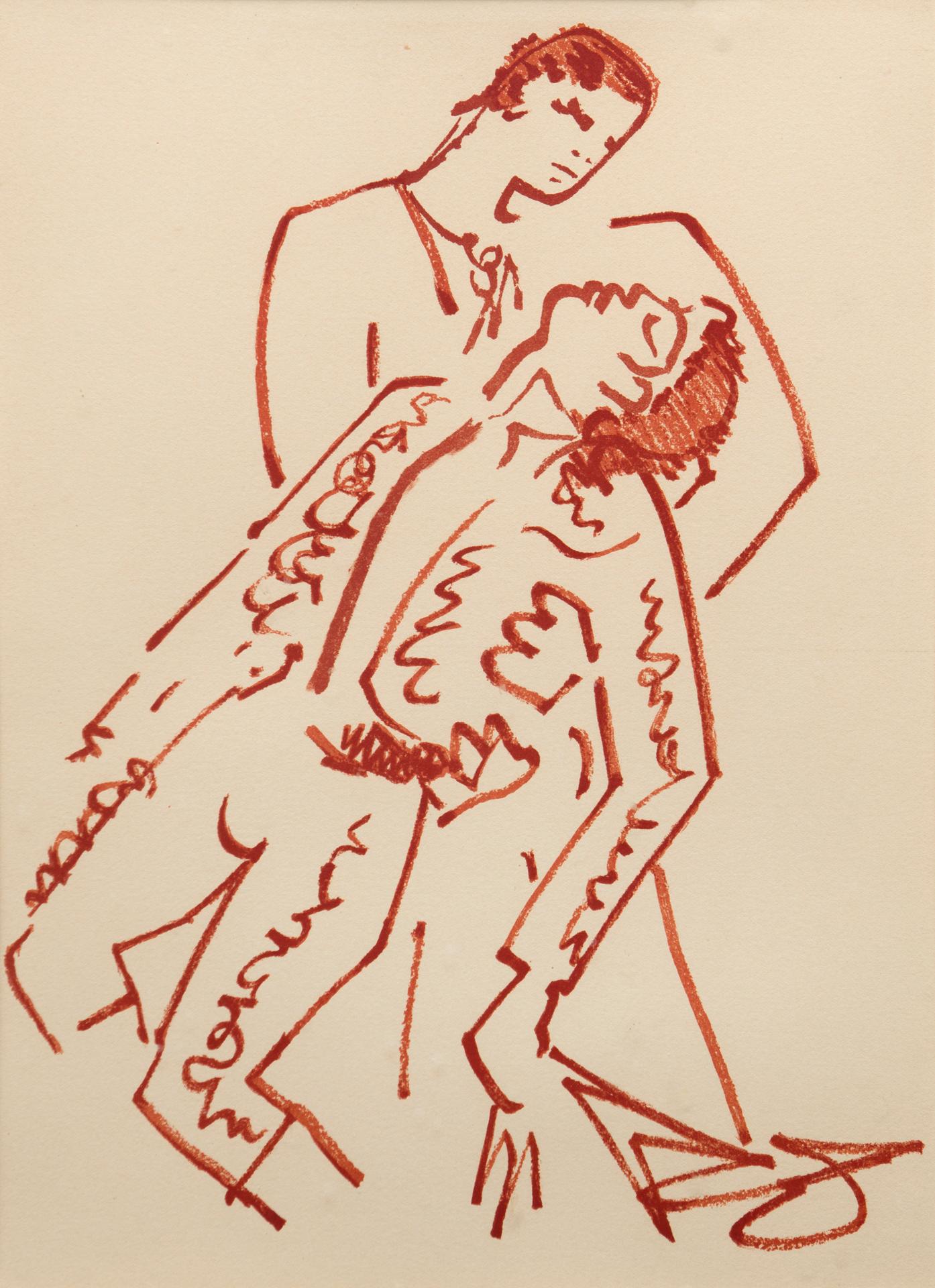 Jean Cocteau (1889-1963) - Toréador mourant, 1965