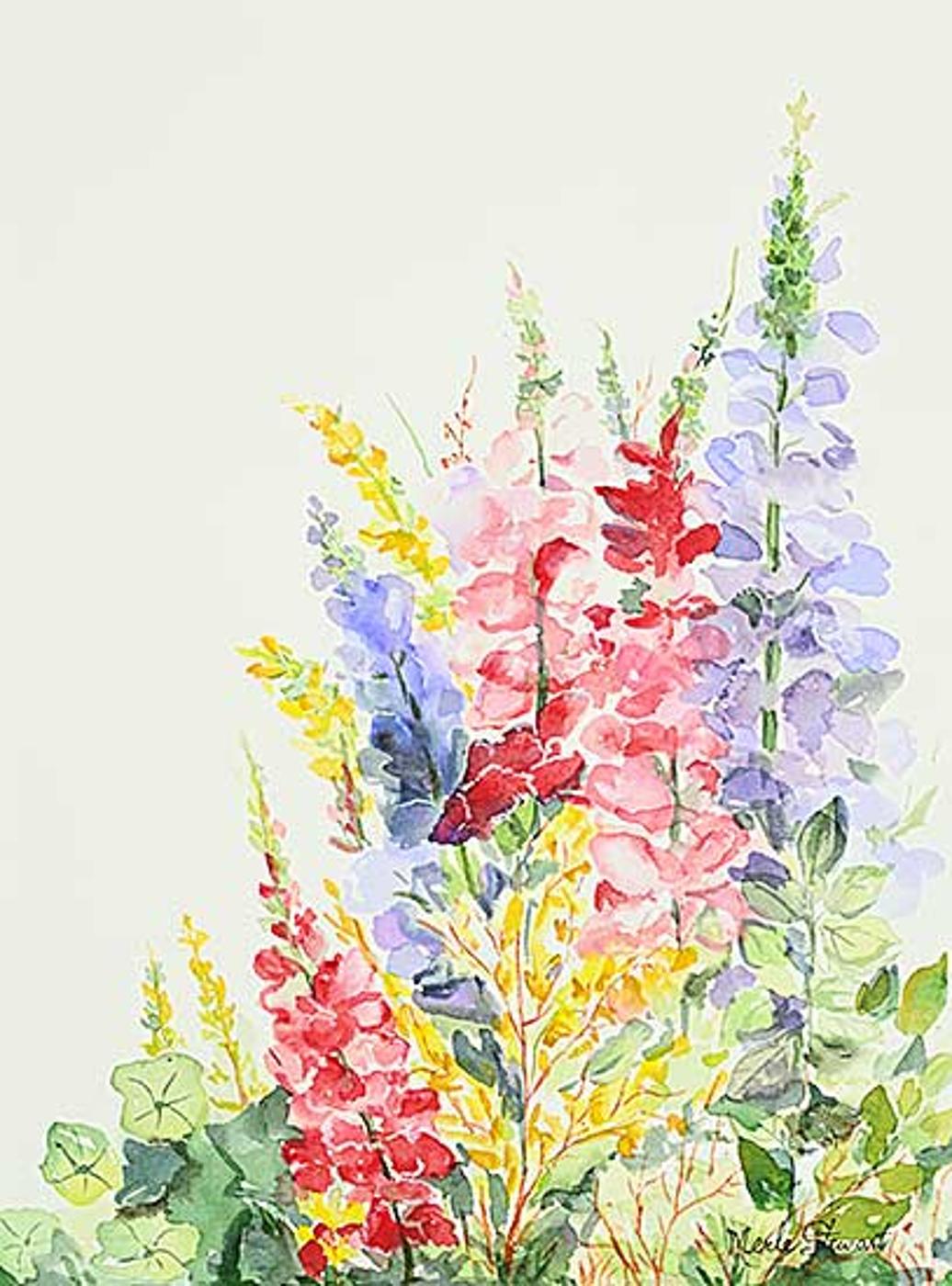 Merle Stewart (Mckee) - Untitled - Snapdragons