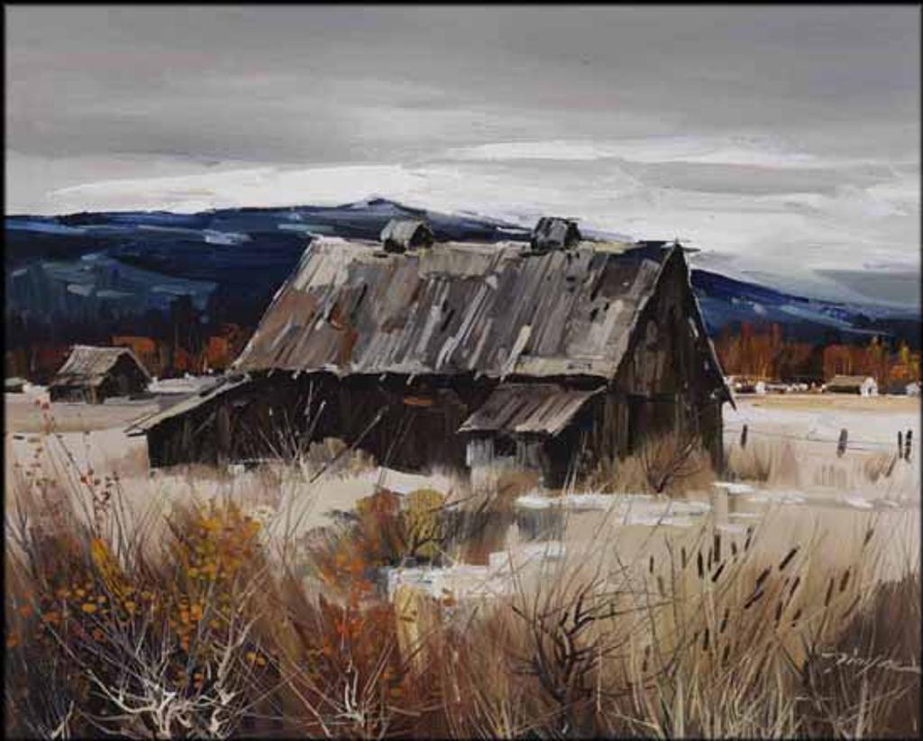 Tin Yan Chan (1942) - Old Barn in the Fraser Valley