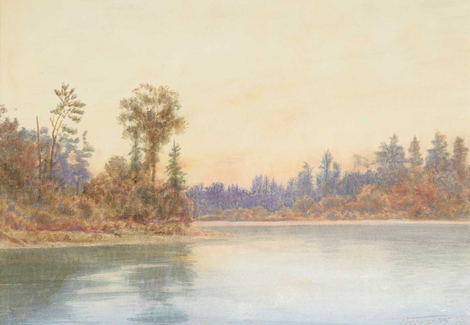 Thomas Mower Martin (1838-1934) - Untitled - Sunrise on the River