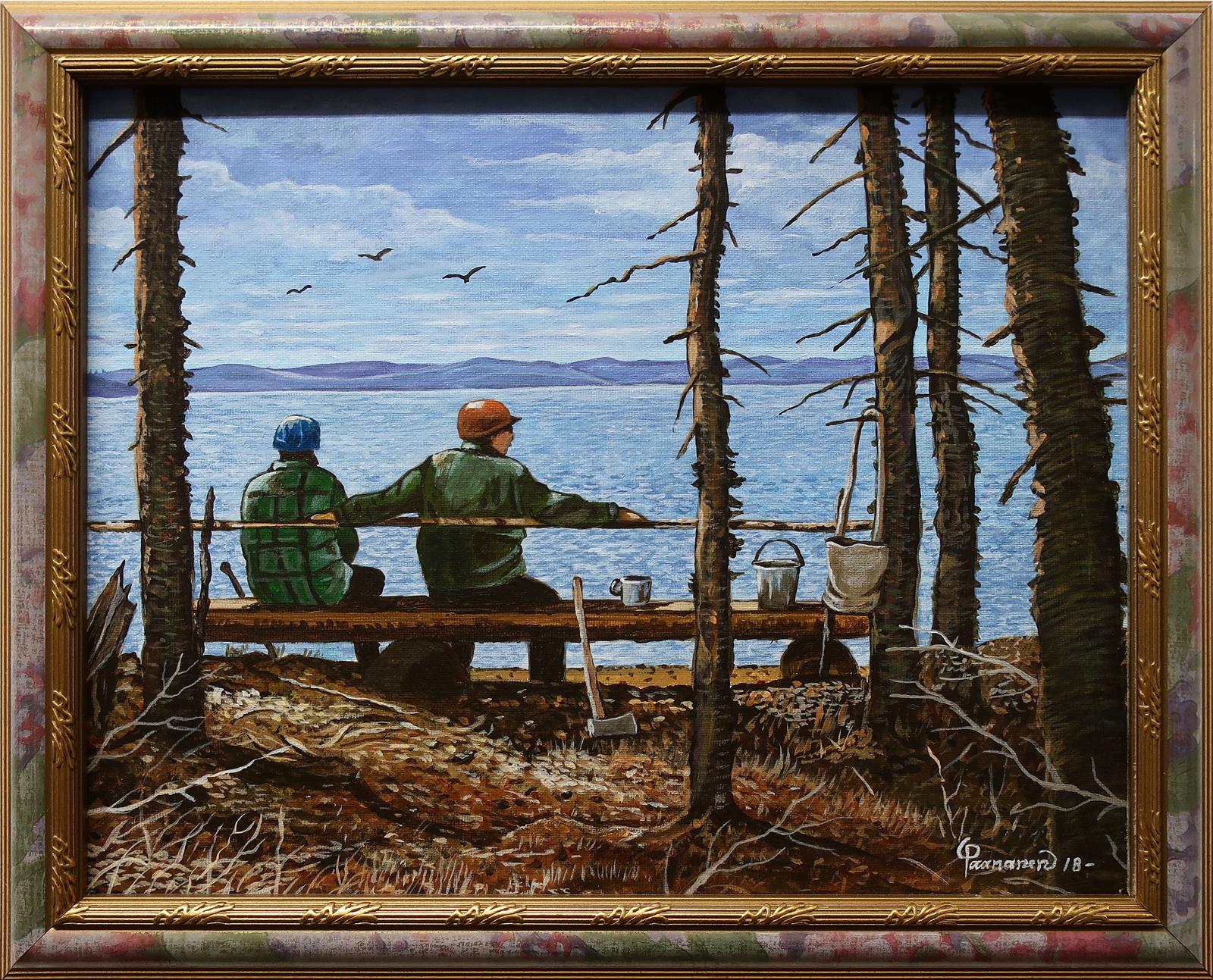 Robert Paananen (1934) - Tea Time, On Wolf Lake