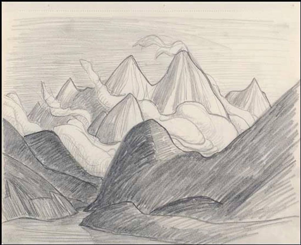 Lawren Stewart Harris (1885-1970) - Rocky Mountains #179