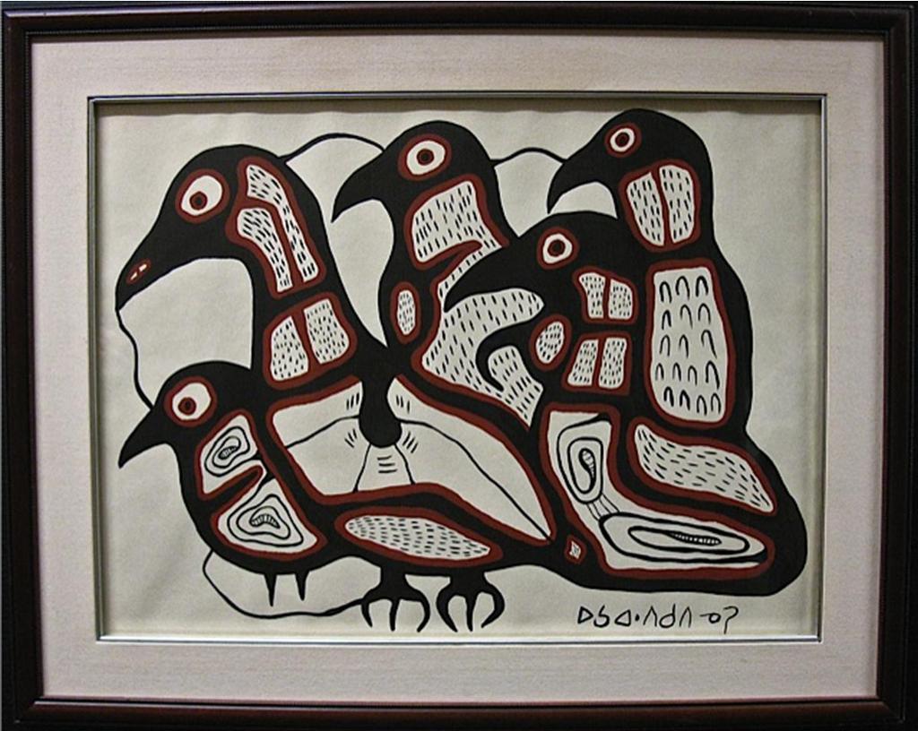 Norval H. Morrisseau (1931-2007) - Untitled (Family Of Five)