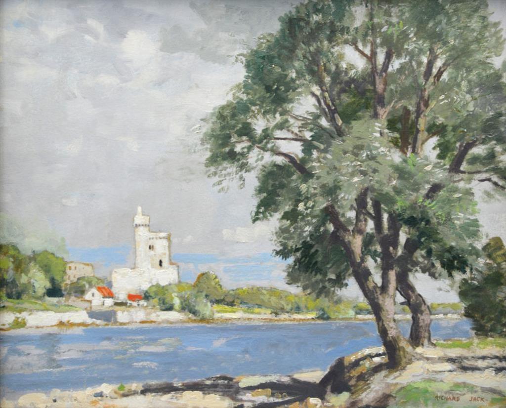 Richard Jack (1866-1952) - Rhone River at Villeneuve