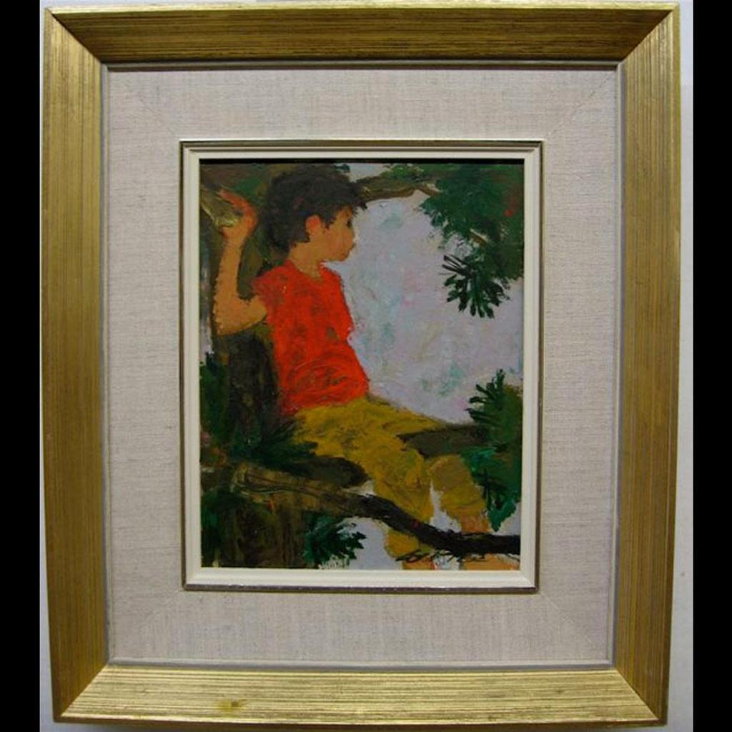 William Arthur Winter (1909-1996) - Boy In A Pine Tree