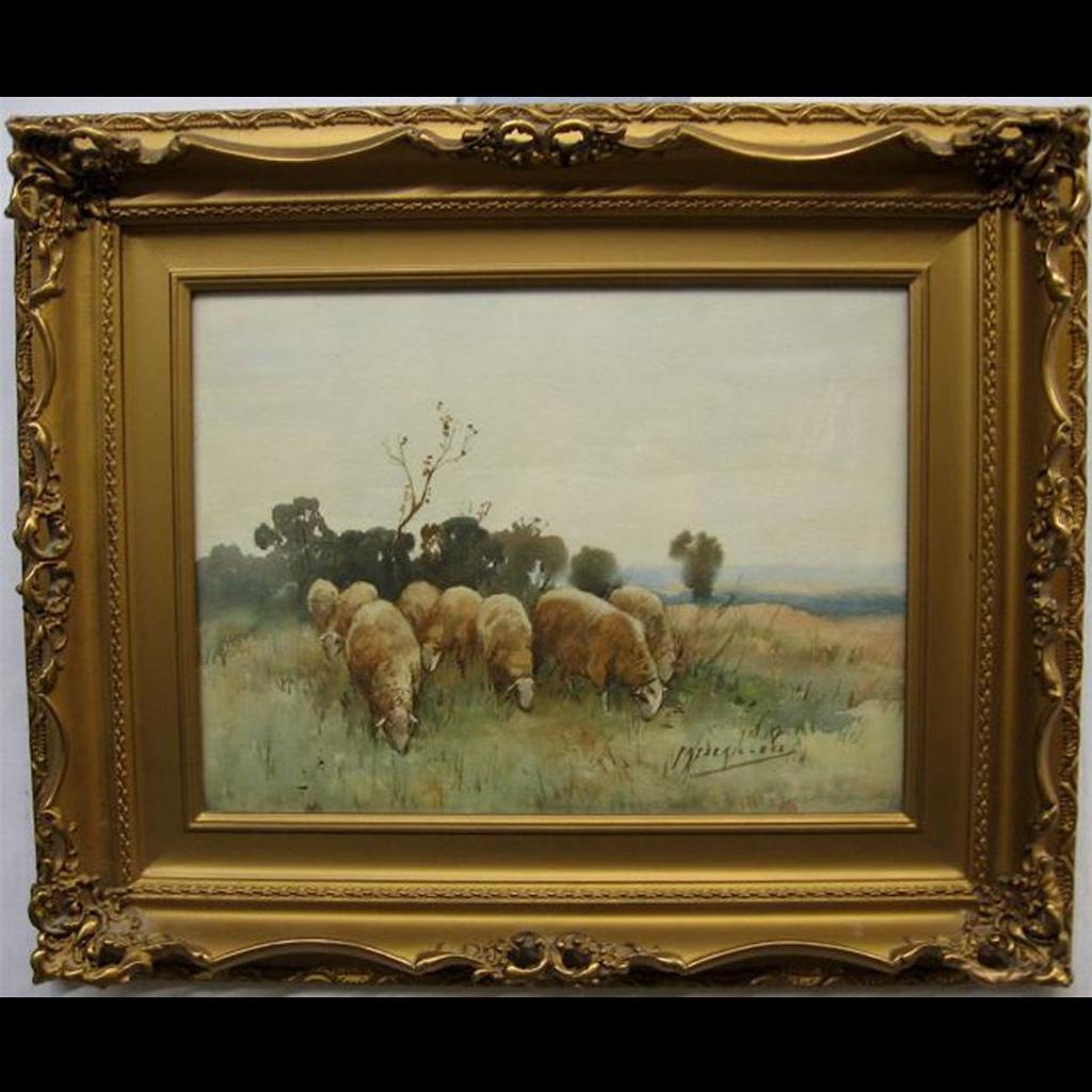 Frederick Charles Vipond Ede (1865-1907) - Grazing Sheep