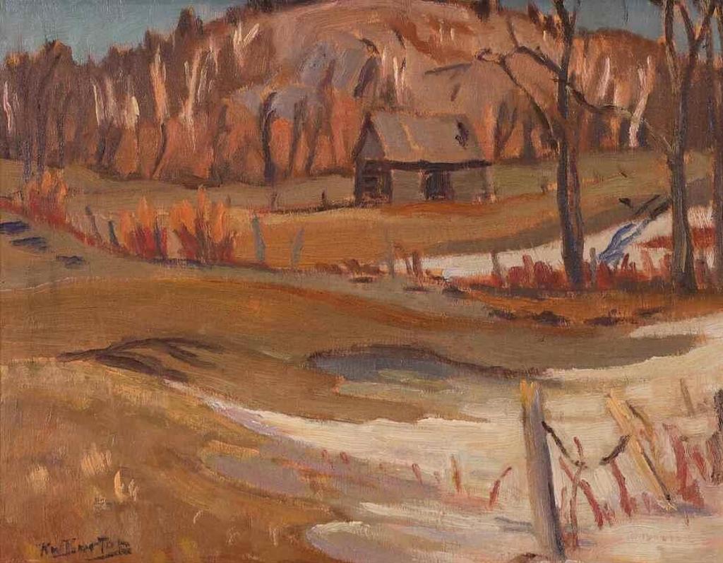 Ralph Wallace Burton (1905-1983) - Spring - Wakefield, Que. North Side Of River; 1960